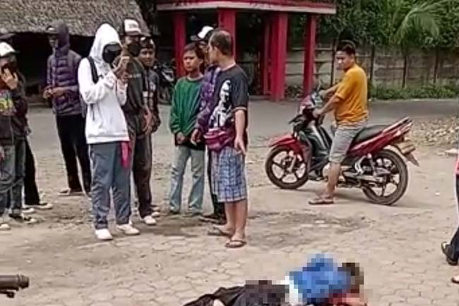 Hadang Truk Melintas, Pelajar SMK di Palem Raya Ogan Ilir Terkapar 