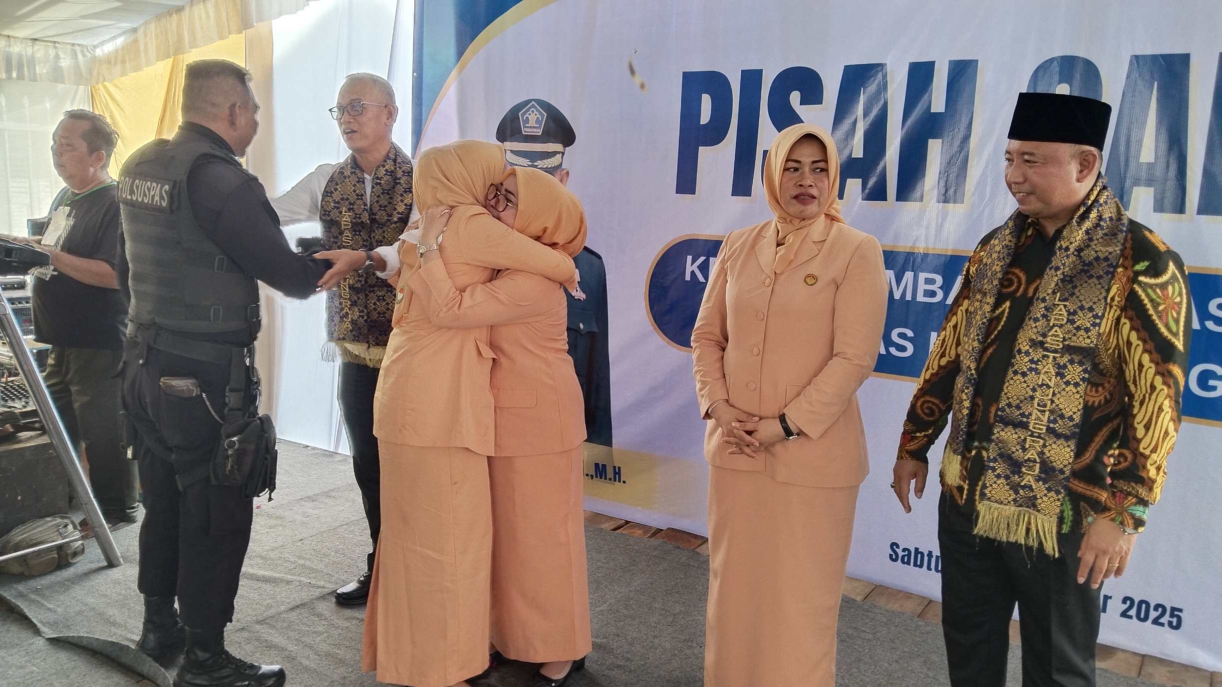 Pisah Sambut Kalapas Tanjung Raja Ogan Ilir Berlangsung Haru dan Khidmat