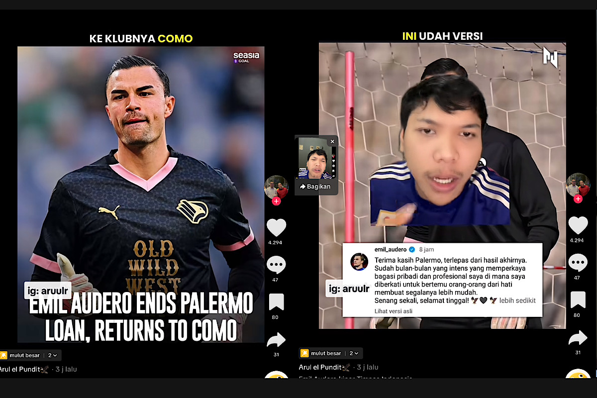 Begini Peluang Emil Audero Jadi Kiper Utama di Como Usai Masa Peminjaman di Palermo Tuntas