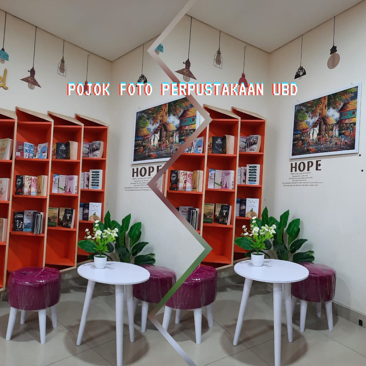 Tarik Minat Mahasiswa untuk Membaca, Perpustakaan Universitas Bina Darma Sediakan Pojok Foto