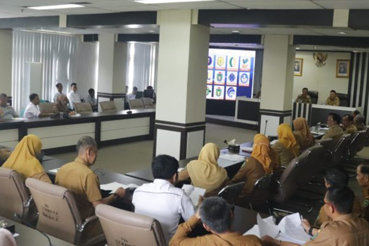 Diskominfo Gelar Rapat Persiapan Lounching Website Posko Ekonomi Kota Prabumulih