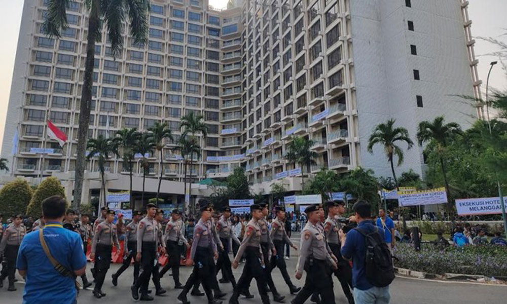 Hotel Sultan Dieksekusi Hari ini, 3.000 Personel TNI-Polri Dikerahkan