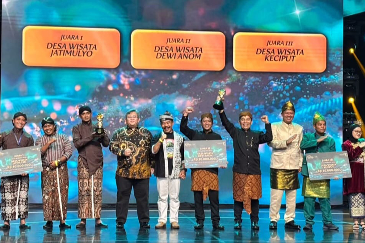 Desa Keciput Belitung Raih Juara 3 Kategori Desa Maju pada Anugerah Desa Wisata Indonesia 2024