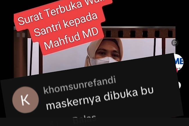 Netizen Minta Wali Satri Punya Lima Anak Mondok di Al Zaytun Buka Masker Dulu Sebelum Minta Buka Rekening 