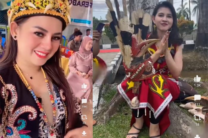 Ida Dayak viral membanjiri media sosial dengan video suku Dayak dan kecantikan wanita Dayak