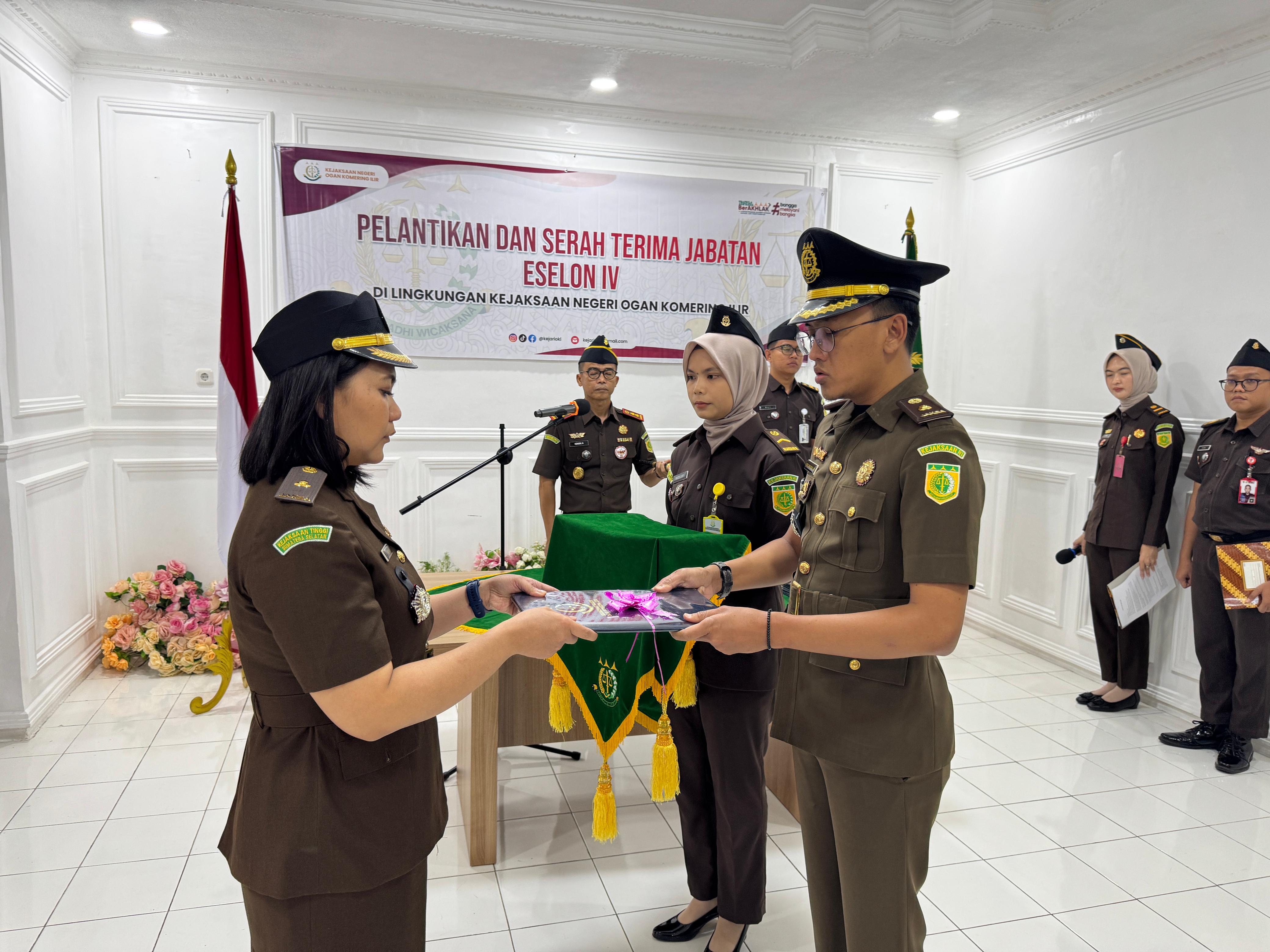 Indah Kumala Dewi SH Resmi Jabat Kasi Pidum Kejari OKI