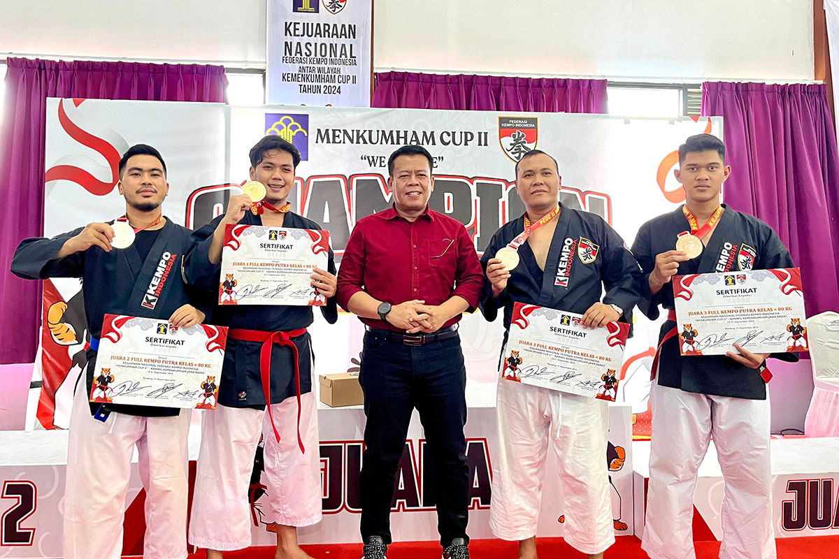 Kontingen Kemenkumham Sumsel Borong 4 Medali di Kejurnas Kempo Menkumham Cup II 2024