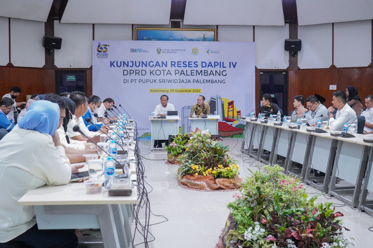 DPRD Kota Palembang Adakan Reses Sebut Komitmen CSR PT PUSRI Luar Biasa 