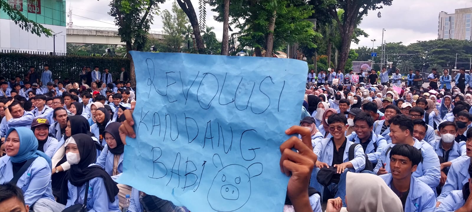 Demo Mahasiswa ‘Indonesia Gelap’ di Palembang, Polisi Kerahkan 541 Personel Termasuk Brimob untuk Pengamanan