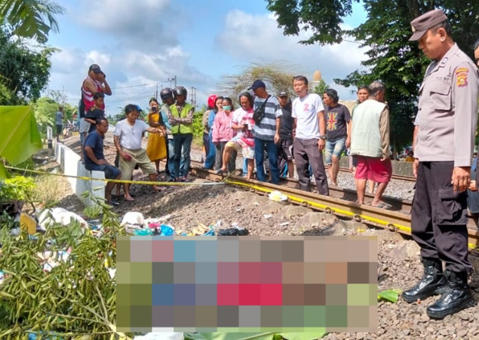 Saat Buang Sampah di Pinggir Rel, Warga Prabumulih Tewas Tertemper Kereta Api Babaranjang