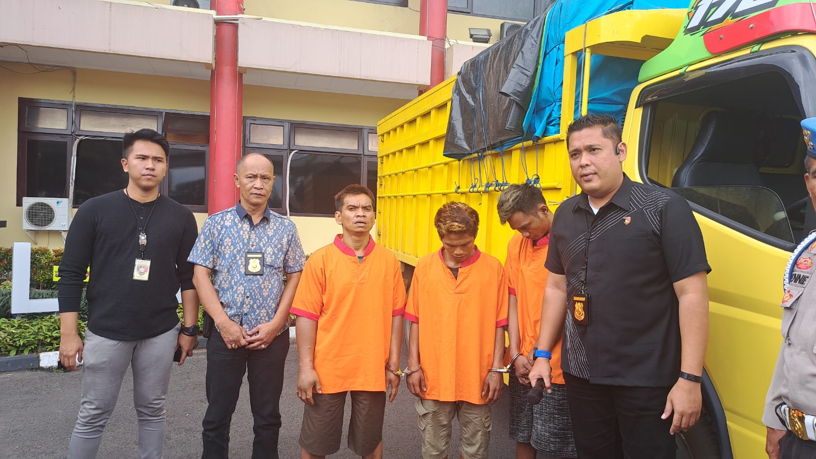 3 Komplotan Spesialis Pelaku Pencurian Truk di Palembang Ditangkap, Hasil Curian Dijual ke Luar Kota 