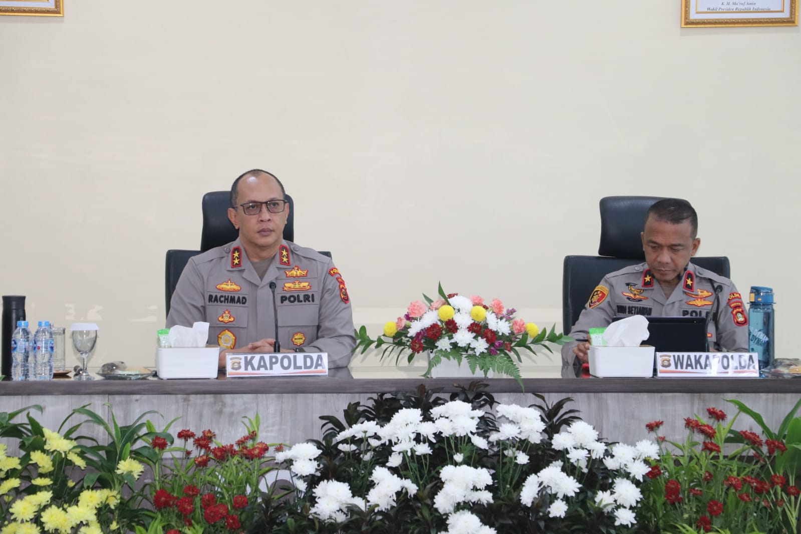 Di Depan Seluruh Anak Buahnya, Kapolda Sumsel yang Baru Sampaikan Commander Wish 