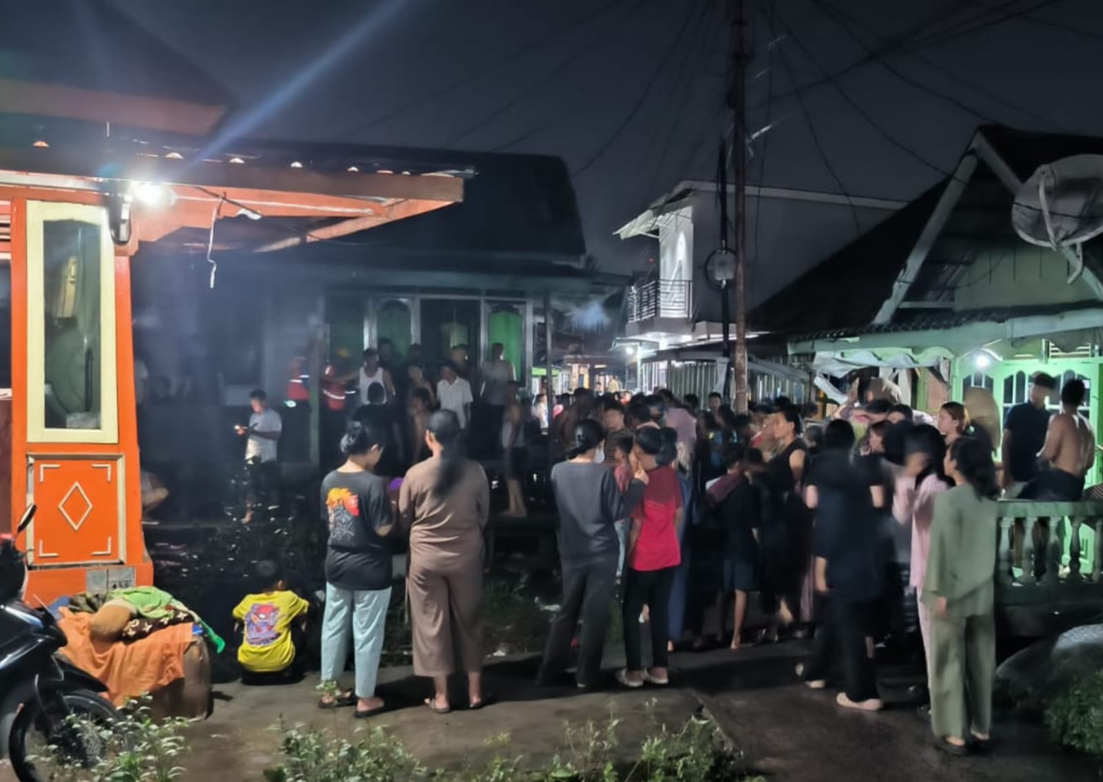 Petaka di Malam Takbiran, 2 Rumah di Kecamatan SU II Palembang Hangus Terbakar 