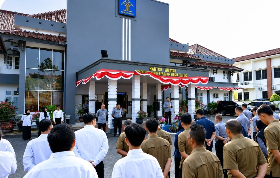 Johan Manurung Ingatkan Pegawai Kemenkum Babel: Persoalan Internal Jangan Dibawa ke Medsos