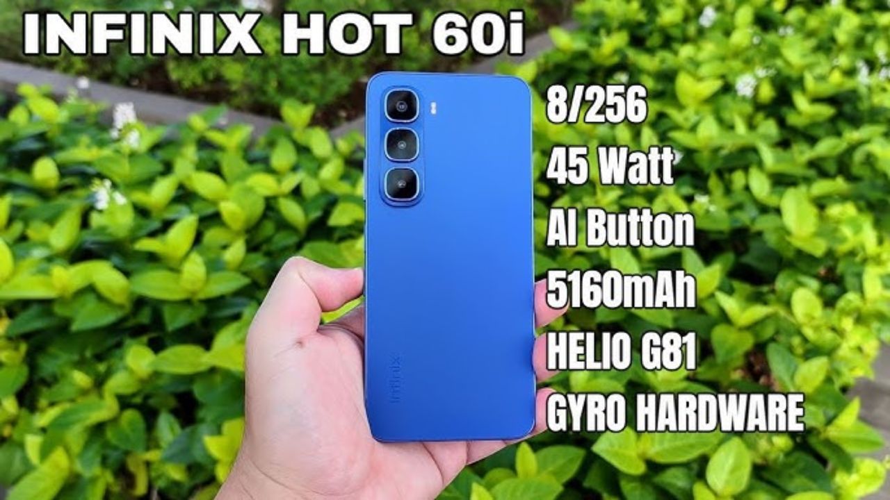 Infinix HOT 60i, HP 1 Jutaan dengan RAM Besar, Desain Ramping dan Fitur AI Paling Lengkap! Ini Spesifikasinya