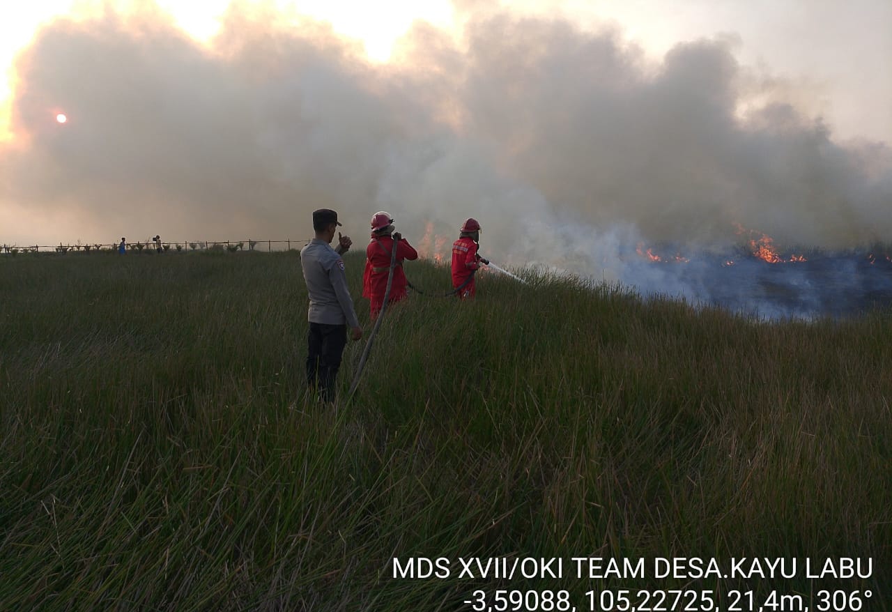 Pemadaman Karhutla di OKI Terkendala Akses  ke Lokasi Sulit dan Jauh Sumber Air