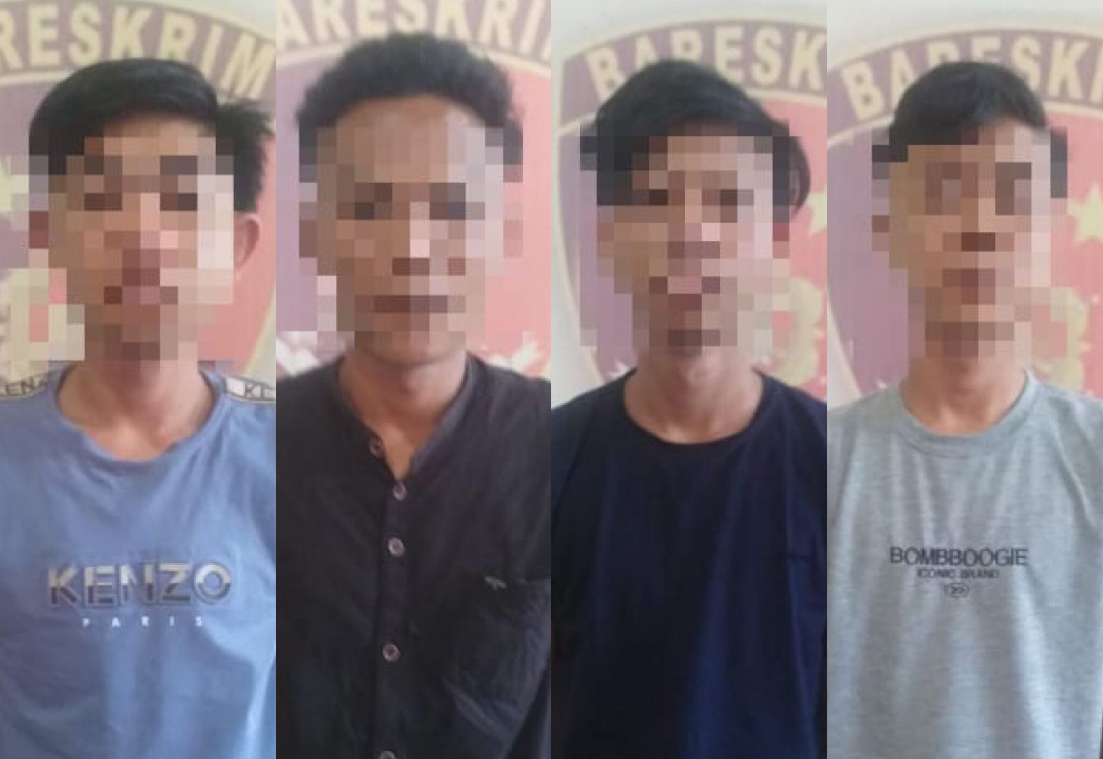 4 Pelaku Perampokan Bersenpi yang Rampas Motor dan HP Milik Korban di Lempuing OKI Ditangkap