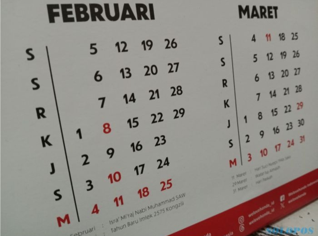 Hore! Kabar Gembira Coba Buka Kalender Bulan Februari 2024, Ambil Cuti 4 Hari Bonus Libur 11 Hari
