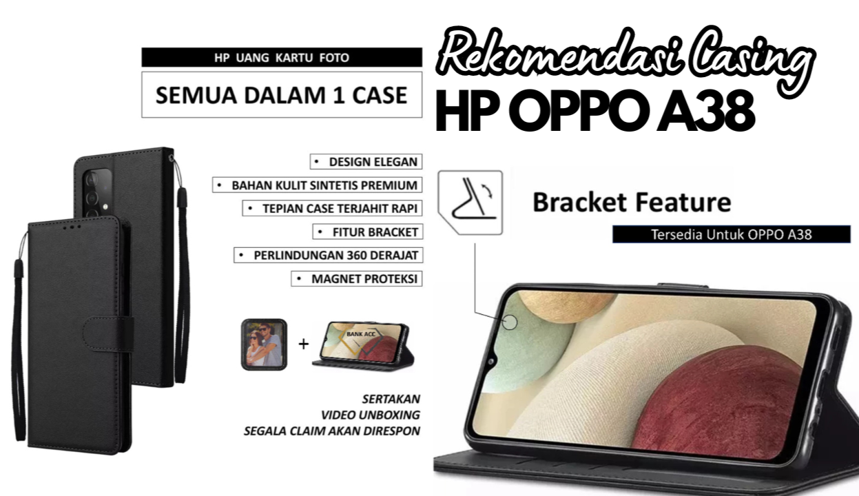 4 Rekomendasi Casing HP OPPO A38 Premium, Pilihan Keren dengan Desain Elegan