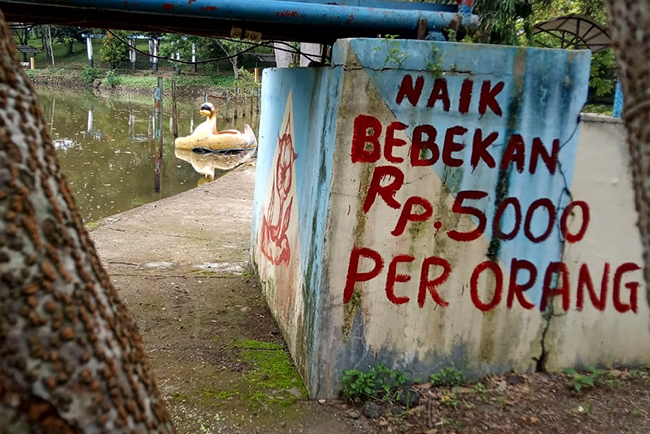 Hari Kedua Hari Raya Idul Fitri 1444 H, Taman Rekreasi Ribang Kemambang Lahat Sepi Peminat