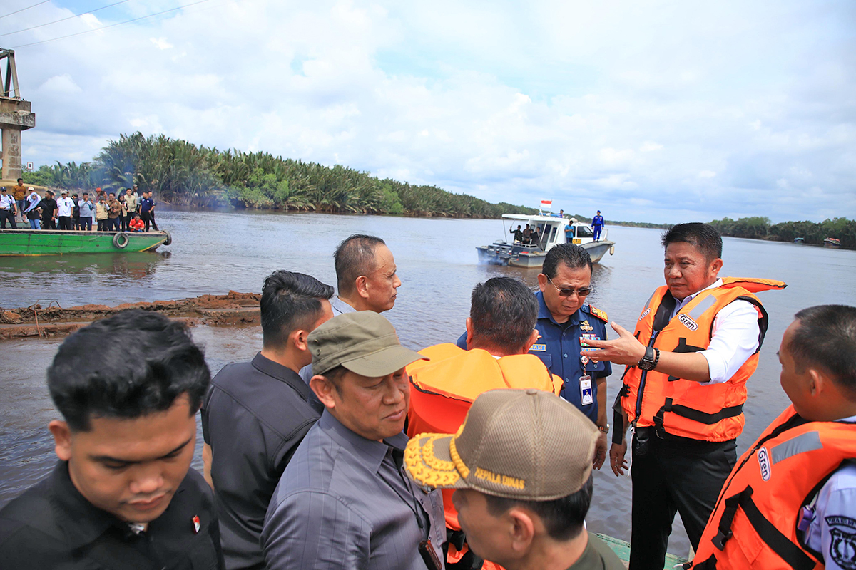 Gubernur Herman Deru Targetkan Revitalisasi Jembatan P6 Lalan Muba Rampung Akhir 2025