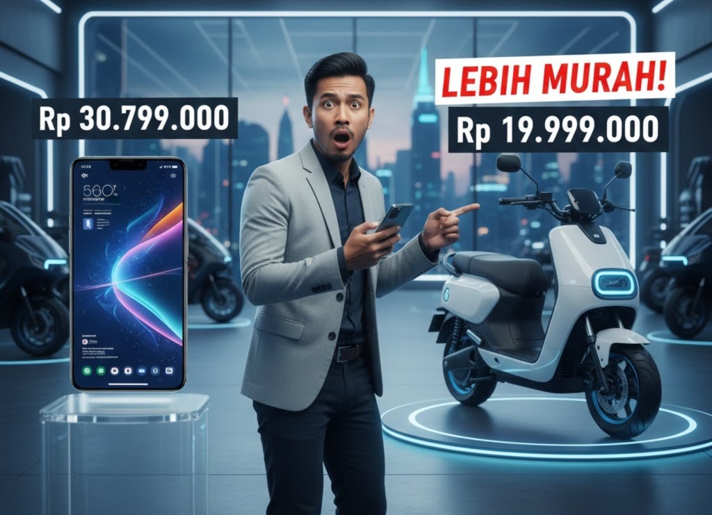 Bukan Hoaks! Motor Listrik 2026 Ada yang Lebih Murah dari HP Flagship