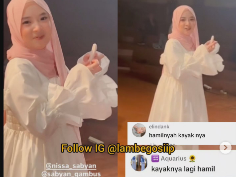 Beredar Video Nissa Sabyan Pakai Baju Longgar, Netizen Salfok Bentuk Badannya: Lagi Hamil Anak Ayus? 