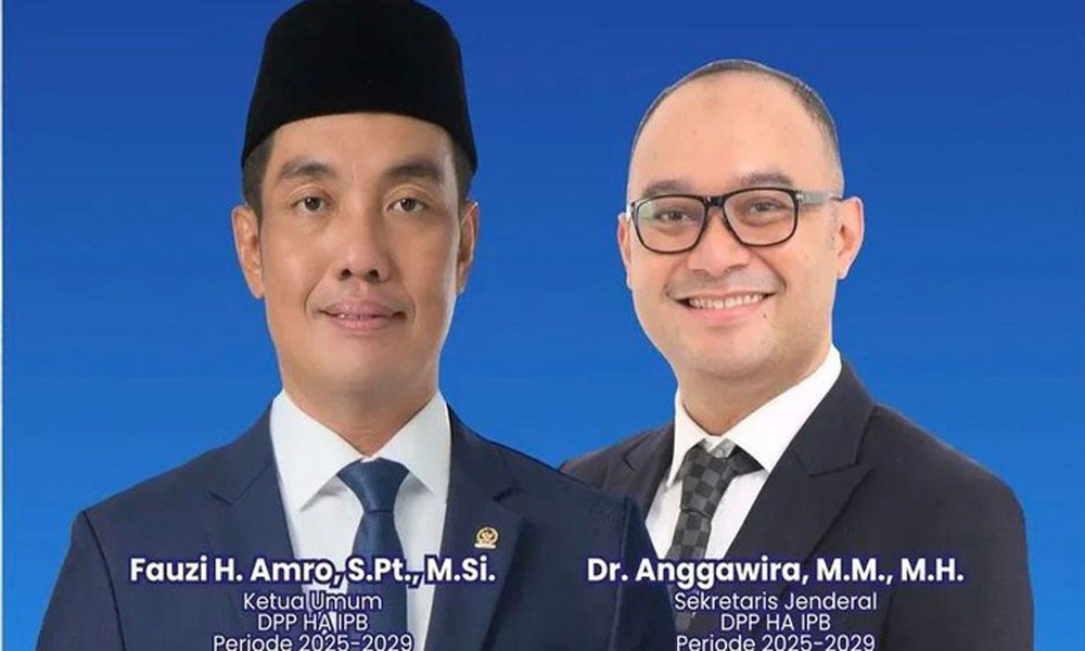 Putra Sumsel Jabat Ketum HA IPB