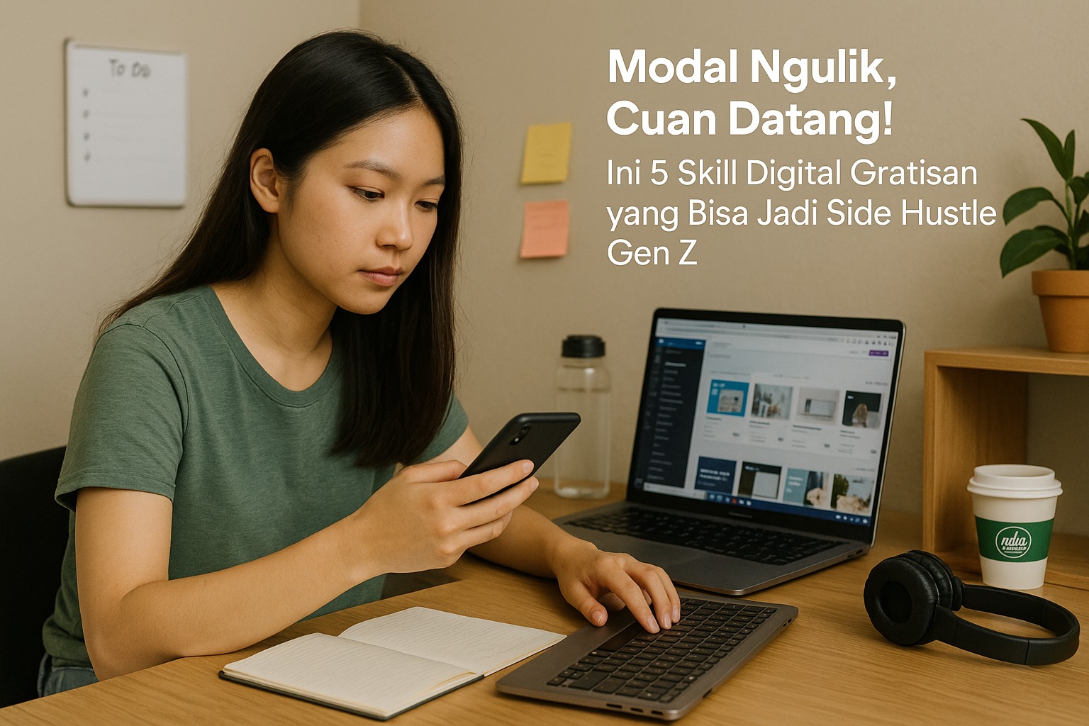 Modal Ngulik, Cuan Datang! Ini 5 Skill Digital Gratisan yang Bisa Jadi Side Hustle Gen Z!