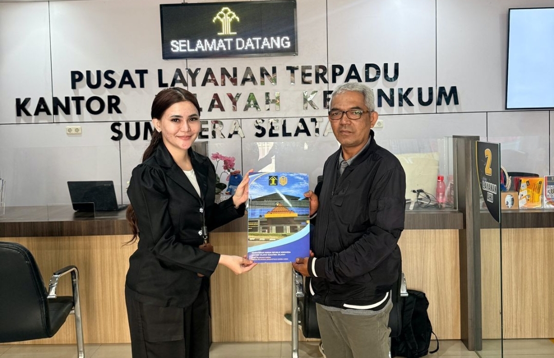 Kanwil Kemenkum Sumsel Layani Apostille Dokumen Notaris untuk Kerja di Jepang