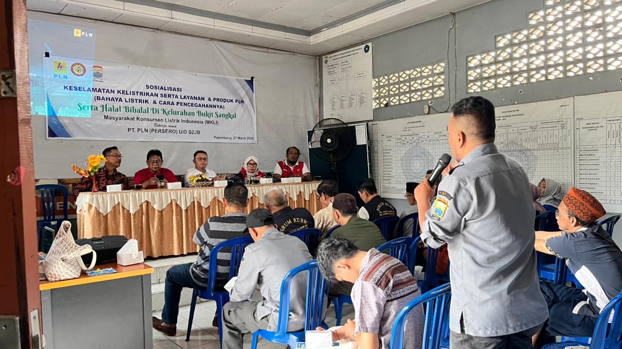 PLN UP3 Palembang Gencarkan Edukasi Keselamatan Listrik, Warga Diingatkan Waspada Risiko di Rumah