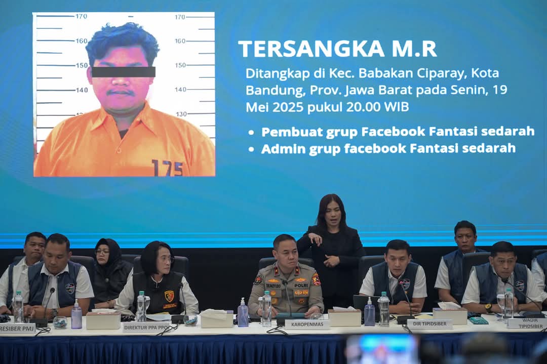 Pelaku Kasus Grup Fantasi Sedarah Ditangkap Bareskrim Polri, Mencari Keuntungan Jadi Motif Utama
