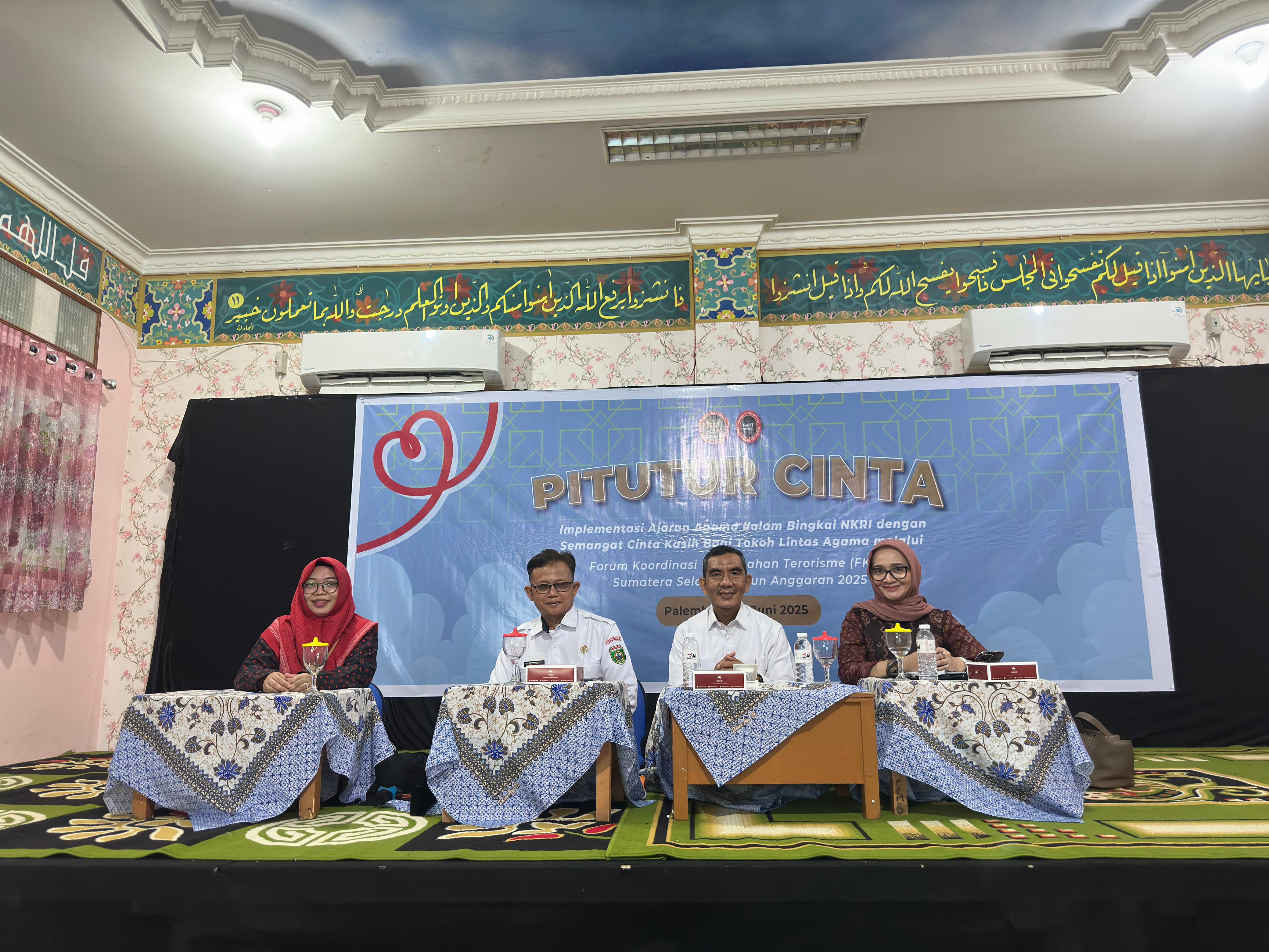 Program BNPT dan FKPT Sumsel Pitutur Cinta: Pelajar Lintas Agama Merajut Persatuan dalam Bingkai Cinta Kasih