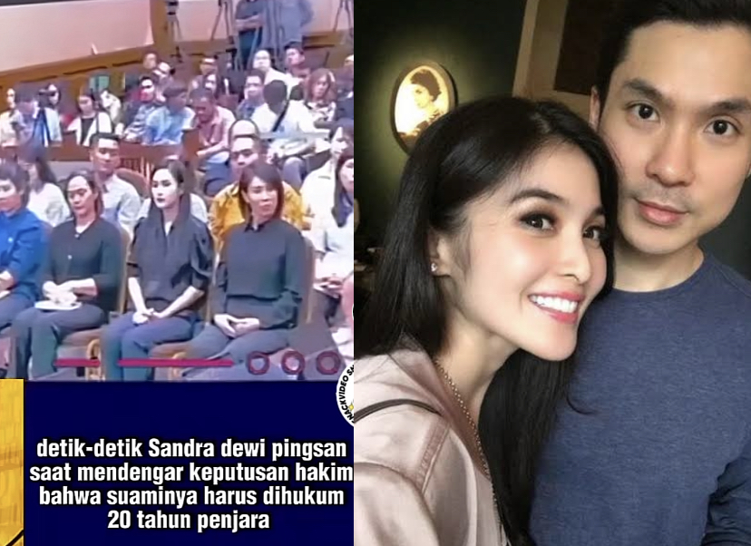 HEBOH! Beredar Video Detik-detik Sandra Dewi Jatuh Pingsan Saat Dengar Putusan Hakim Penjara 20 Tahun