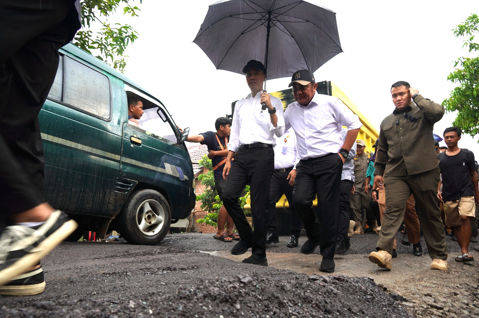 Cek Perbaikan Jalan di OKI, Gubernur Sumsel Apresiasi Kontribusi Pembayar Pajak