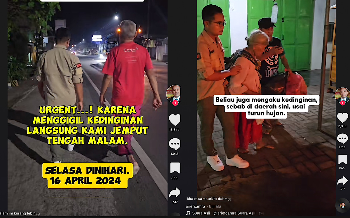 Tega Banget! Ibu di Pasuruan Ini Dibuang Anaknya di Malam Lebaran