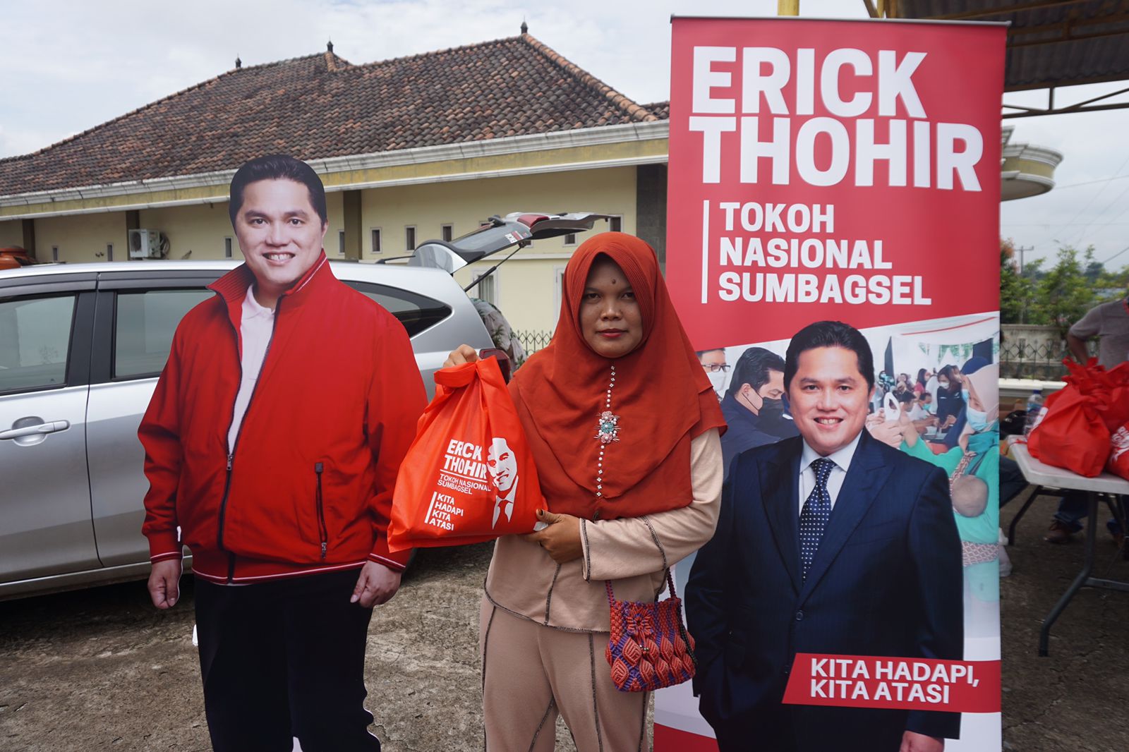 Gelar Pasar Murah, Erick Thohir Disebut Tokoh Nasional Sumbagsel Peduli Nasib Emak-Emak