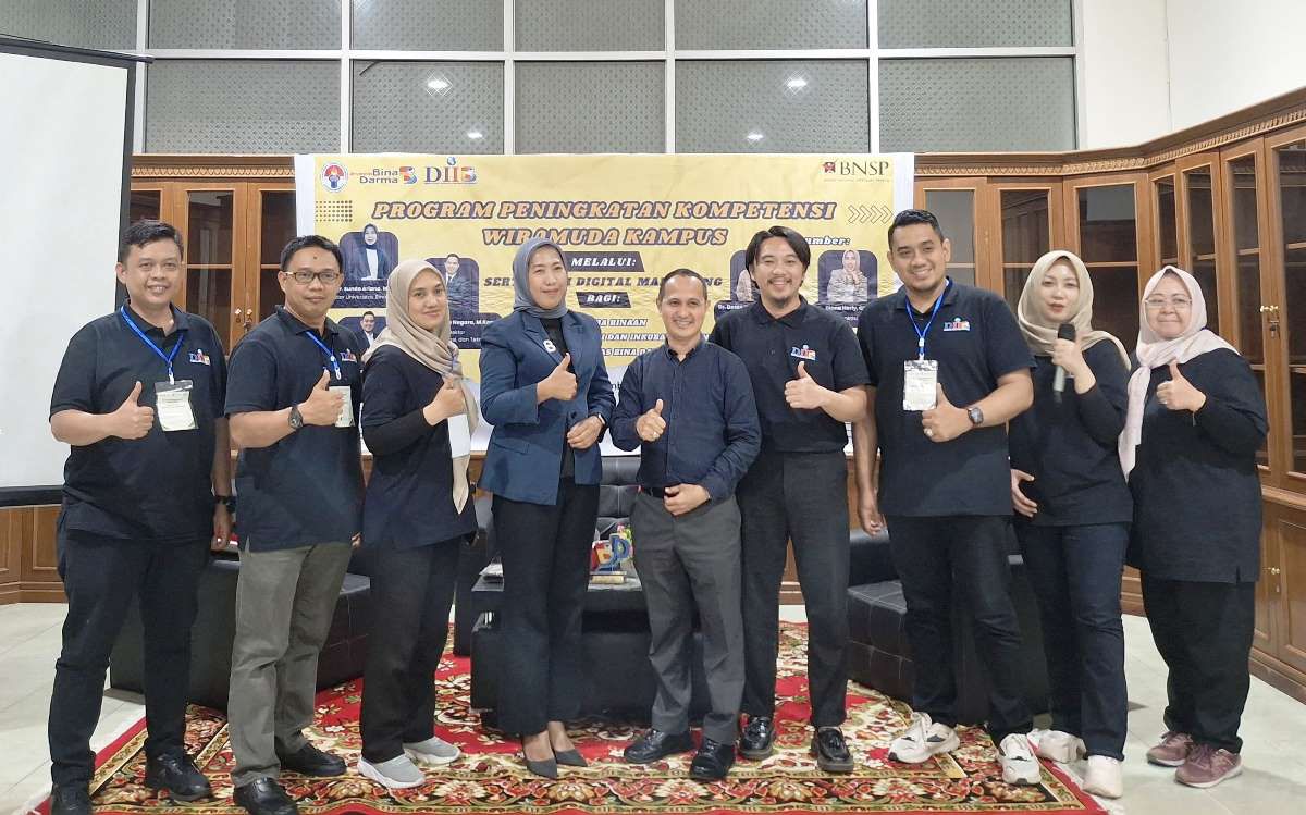 DIIB Universitas Bina Darma Dapatkan Hibah PEI 2024 untuk Perkuat Kompetensi Digital Marketing Wiramuda