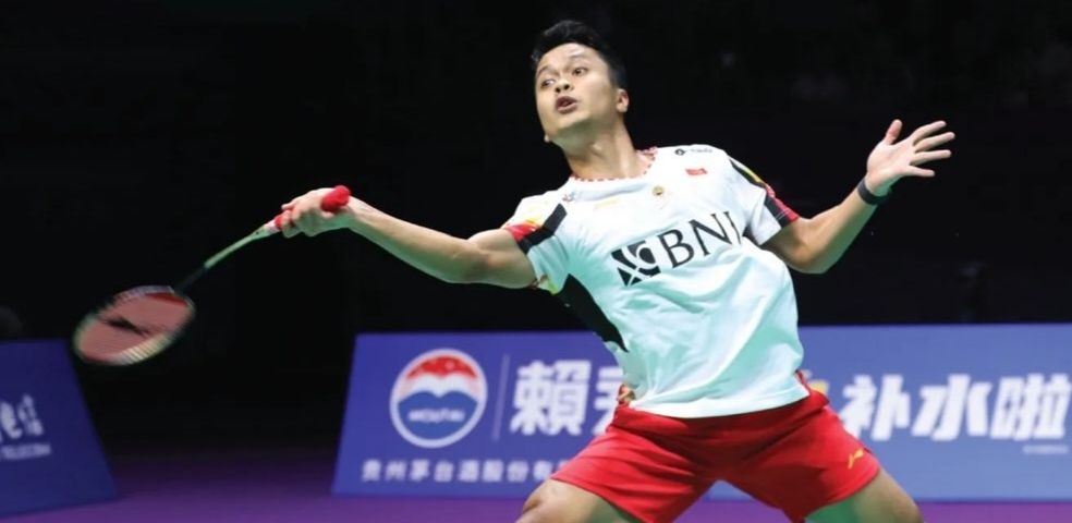 Anthony Ginting Menang, Indonesia Unggul 1-0 dari Korea di Partai Perempat Final Thomas Cup 2024