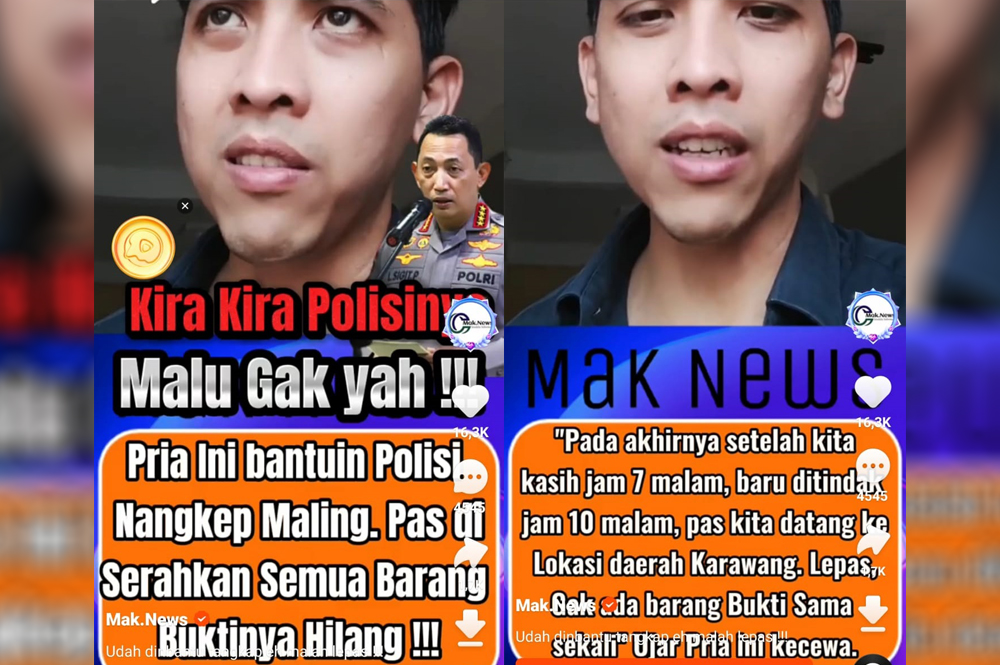 Tangkap Maling, Diserahkan ke Polisi, Eh Dilepas, Netizen: Hanya Polisi Tidur yang Kita Percaya