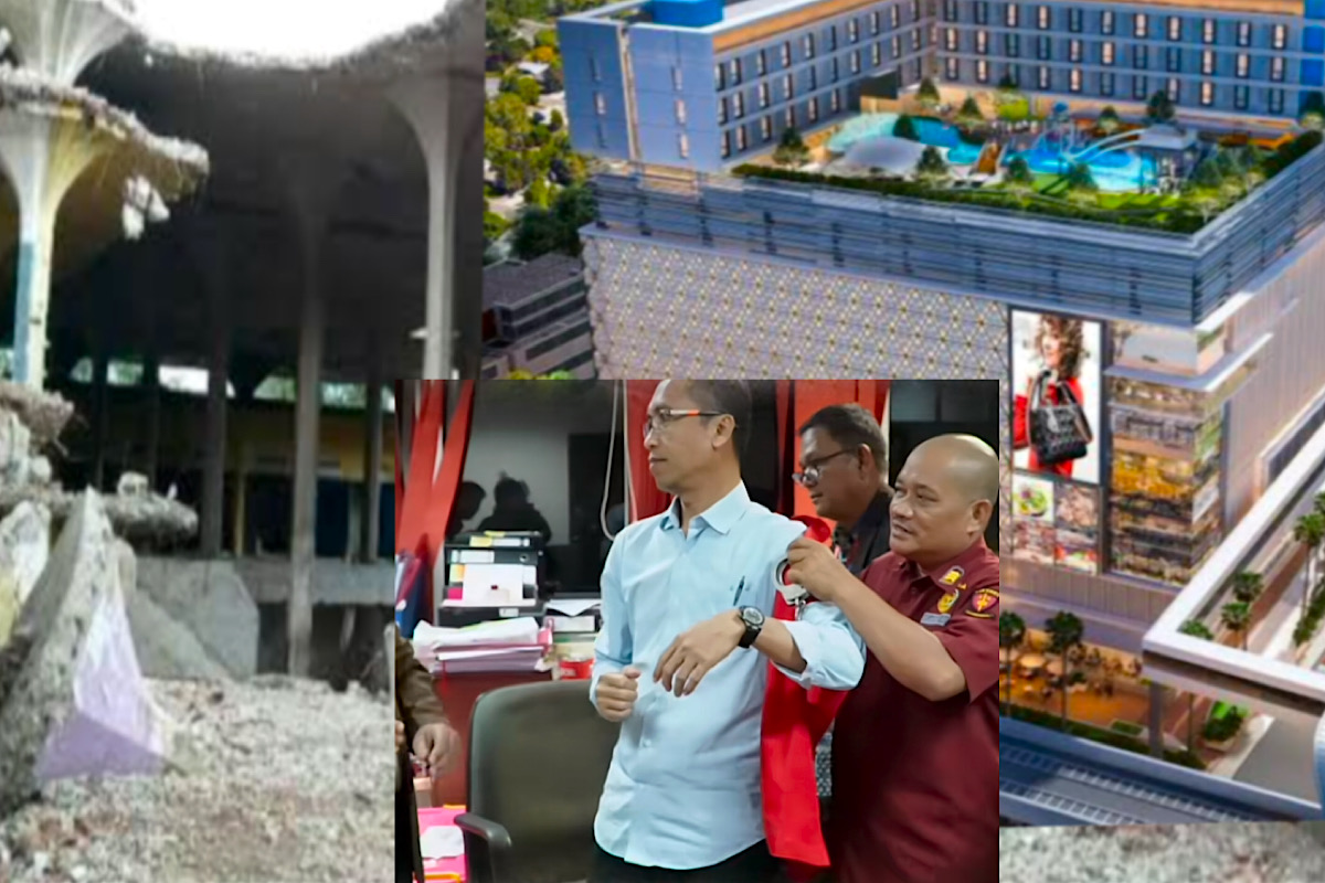 ALAMAK, Sebelum Masuk Bui Bos PT MB Klaim Bangun Pasar Cinde Sudah 40 Persen