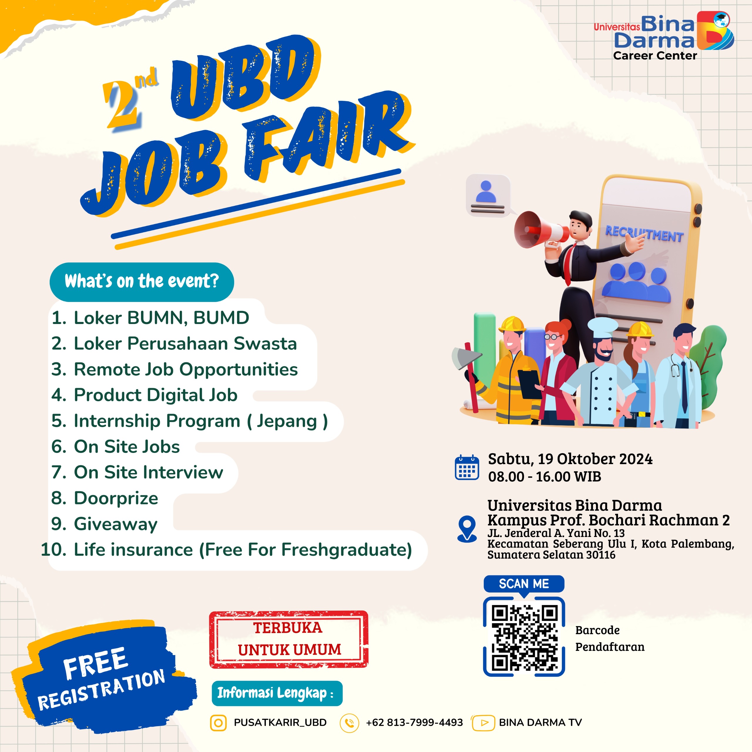 UBD Job Fair 2024: Peluang Karir dan Magang Menanti di 2nd UBD Job Fair