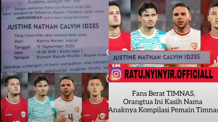 Suporter Timnas Indonesia Bikin Heboh, Buat Nama Anak Serupa dengan 4 Pemain Naturalisasi, Waduh!