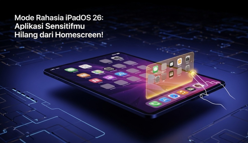 Mode 'App Lock Hidden' Tersembunyi di iPadOS 26 Bikin Aplikasi Sensitif Tak Terlihat di Homescreen