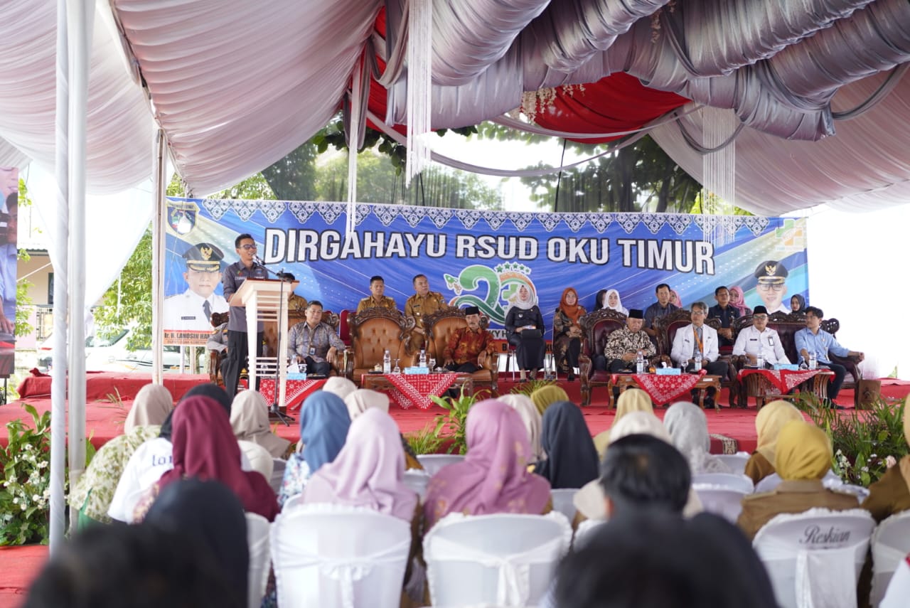 RSUD OKU Timur Genap Berusia 20 Tahun, Wabup Yudha Beri Pesan Ini