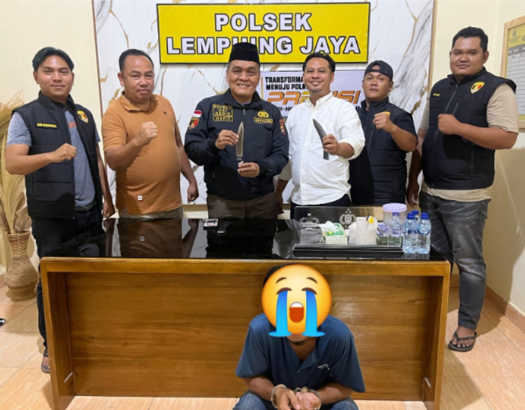 Warga Lempuing Jaya OKI Terjaring Patroli Hunting Bawa Sajam