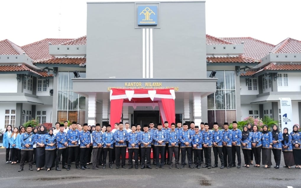 Peringati Sumpah Pemuda ke-97, Kanwil Kemenkum dan KemenHAM Babel Teguhkan Semangat Pemuda Indonesia