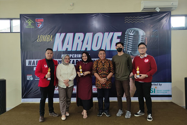 Sambut HDKD ke-77, Kemenkumham Sumsel Adakan Lomba Karaoke