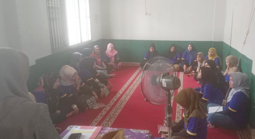 Tingkatkan Iman dan Taqwa, Warga Binaan Wanita Lapas Tanjung Raja Ogan Ilir Ikuti Pengajian Rutin