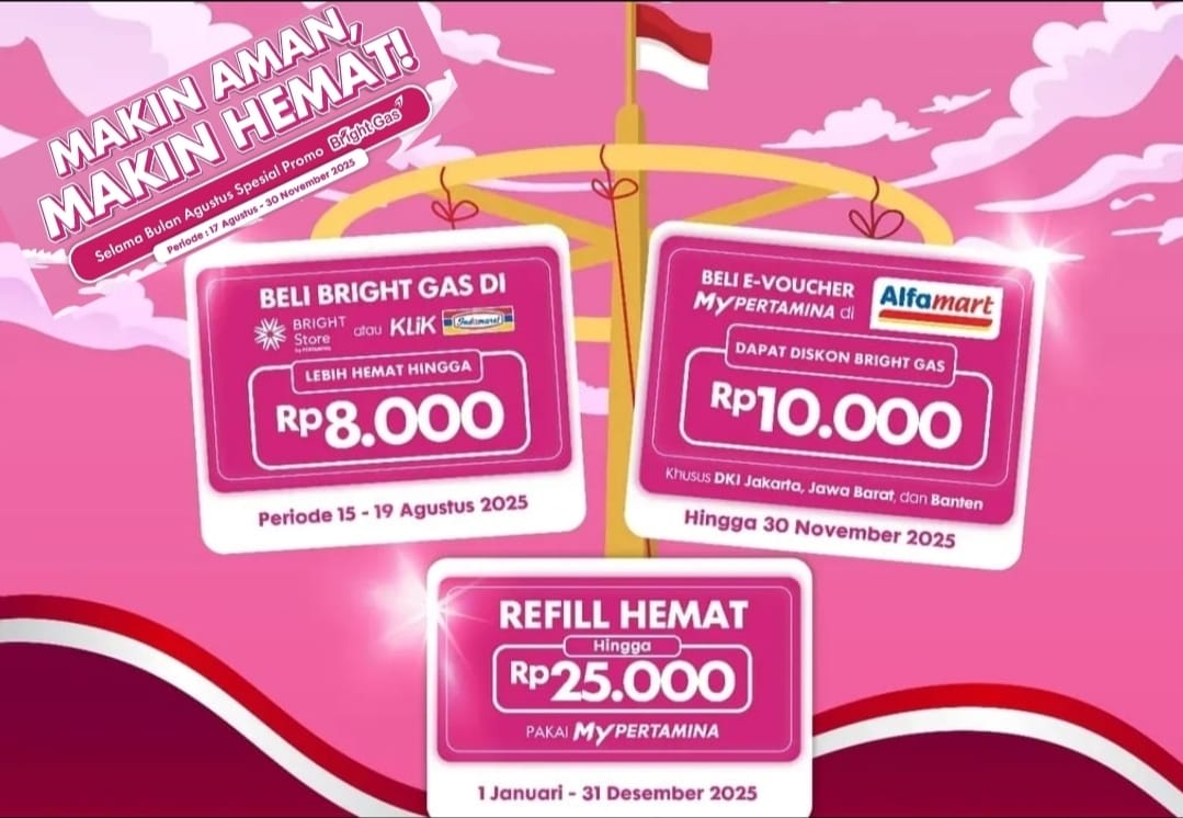 Cara Dapat Bonus E-Voucher Rp10.000 dari Bright Store Selama Promo Kemerdekaan 17–31 Agustus 2025